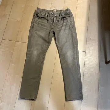 YANUK 베이지 슬림핏 데님니트 57223117