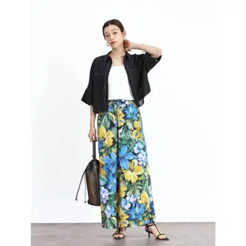 Grandtable 트로피컬 플라워 프린트 팬츠 2025년 봄/여름