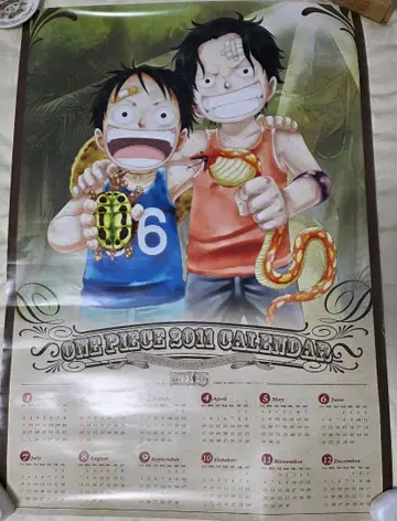 ONE PIECE 2011 달력 & 수배서 포스터
