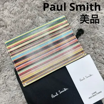 [ 새상품급 ] Paul Smith 폴스미스 여권 케이스 멀티 컬러