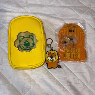 타베코 동물 파우치 아크릴 포토 스탠드 사자 러버 스트랩