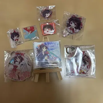 동방 Project 하쿠레이 레이무 아크릴 키링 7개 세트