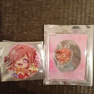 지박소년 하나코 군 콜라보 카페 캔 배지 흔들흔들 키링 미츠바