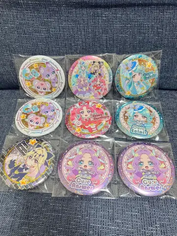 명탐정 프리큐어 캔뱃지 9개 세트