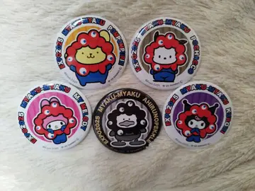 산리오 미야쿠미야쿠 캔뱃지 5개 세트