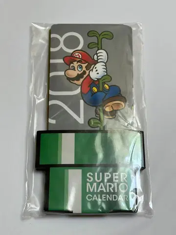 슈퍼 마리오 탁상 달력 2018년 미개봉