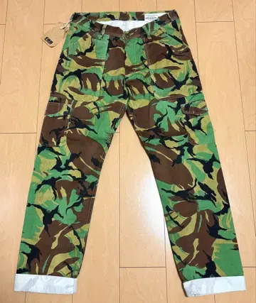 FOB FACTORY 카모플라쥬 카모 팬츠 베이커 카고 군복