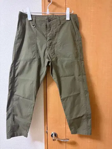 uniform experiment 테이퍼드 퍼티그 팬츠