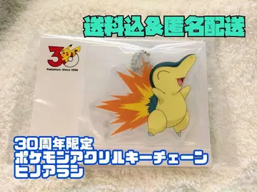 포켓몬/30주년 한정판/히노아라시/아크릴 키링/배송비 포함/익명 배송