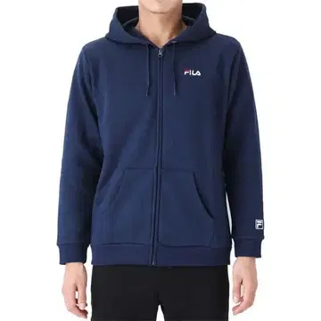 [ 새상품급 ] FILA 휠라 스웨트 풀 집업 후드티 네이비 M 사이즈