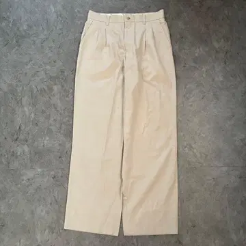 80's vintage 2턱 와이드 치노 팬츠 아메카지 Y-ZIP 레트로