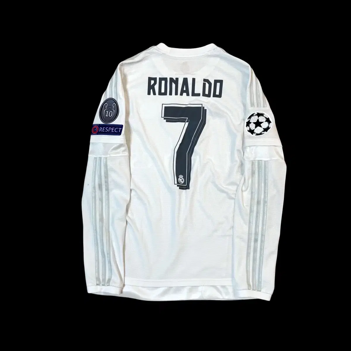 11-12 Real Madrid Ronaldo Long Sleeve Champions League (Flaw) on