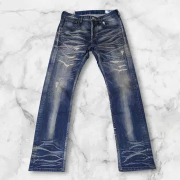 00s/Y2K/스트레치 데님/강력한 수염/허니컴/강력한 페이드/데미지