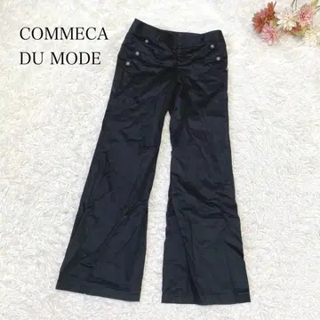 s2666 [꼼사데모드] 부츠컷 팬츠 멋쟁이 버튼 블랙 9호