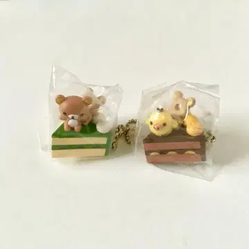 리락쿠마 키이로이토리 케이크 가챠가챠