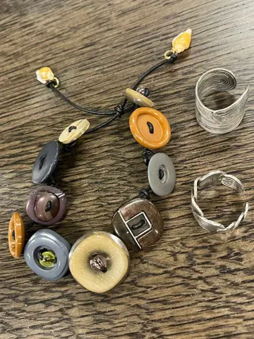 핸드메이드 버튼 블레스 One 앤티크 파티