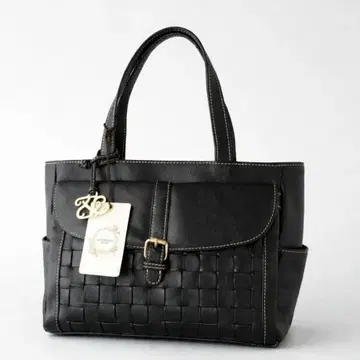 미사용 택 포함 쥬케로 휠라 가죽 토트백 A4 블랙