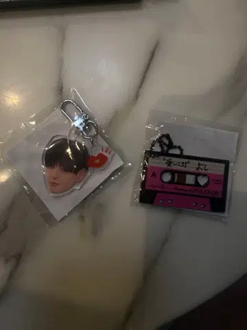 treasure 캡슐 토이 요시 얼굴 아크릴 키링 카세트 테이프