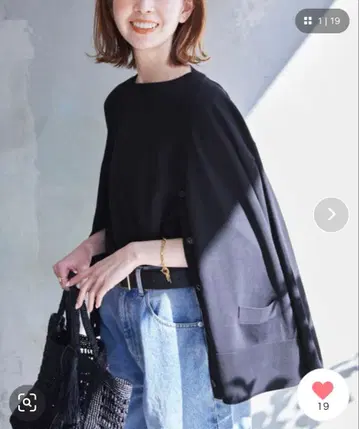 [ SLOBE IENA ] 아이스 코튼 V넥 가디건