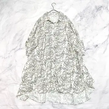 새상품급 에제리 EGERIE 셔츠 원피스 올 패턴 프랑스제 루즈핏