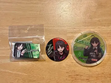 걸클 안와 스바루 캔뱃지 사인 포함 캔 케이스 ROUND1 코스터