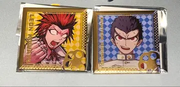 단간론파 15주년 스퀘어 캔뱃지 희로애락 쿠와타 레온 이시마루 키요타카