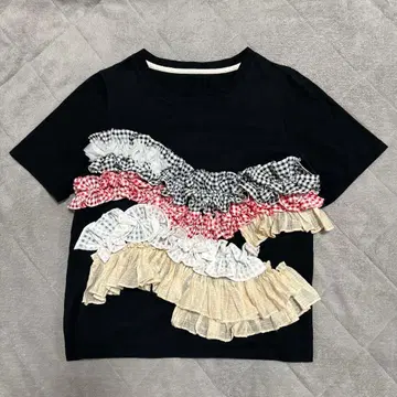 imakokoni 이마코코니 입체 모티브 디자인 T셔츠 블랙 S