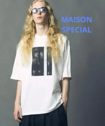 MAISON SPECIAL 프린트 T 1 깔끔 캐주얼 모드 봄/여름