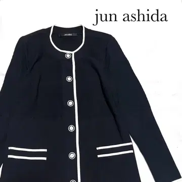 새상품급 준 아시다는 니트 롱 가디건 원피스 바이컬러 L