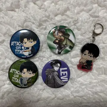 진격의 거인 리바이 캔뱃지 아크릴 키링