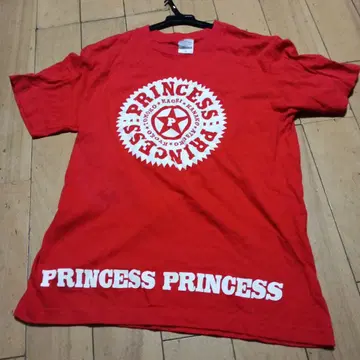 PRINCESS PRINCESS 빨간색 T셔츠 S사이즈