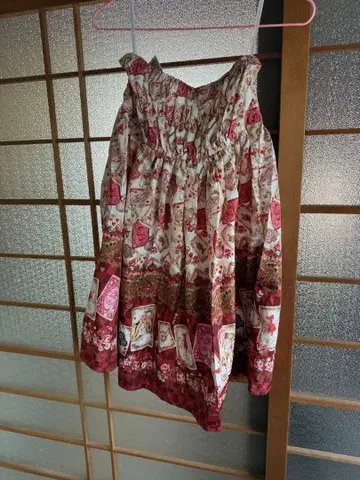 baby와 디즈니 콜라보 베어탑 원피스 원더랜드 앨리스 미사용 새상품