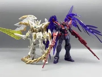 MG 건담 에피온 EW & 윙건담 제로 크로스 대비