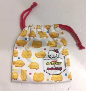 산리오 헬로키티 긴비스 타베코도부츠 콜라보 복조리 비스킷 패턴