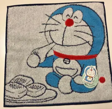 새상품 도라에몽 50주년 떡 설날 타월 손수건 핸드 타월
