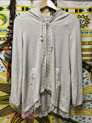 axes femme 후드티 도트 프릴 레이스 헤이세이 공주 갸루 위시코어