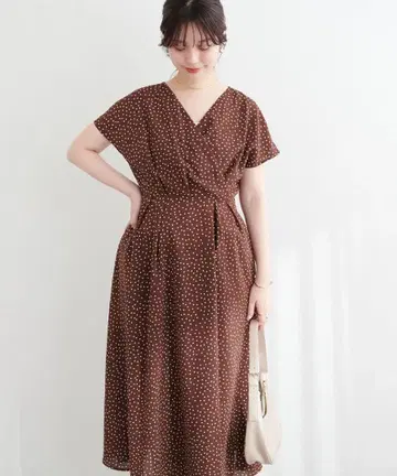 natural couture 노카라 고급 카슈쿨 원피스 새상품급