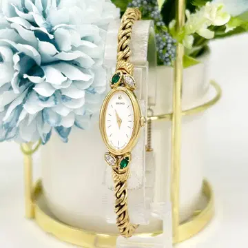 SEIKO 세이코 주얼리 보석 포함 1E20-6190 쿼츠 손목시계