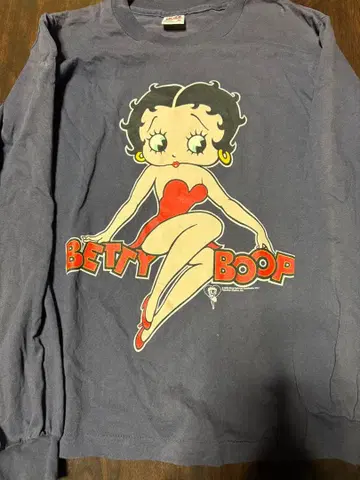 베티 붑 롱 슬리브 티셔츠