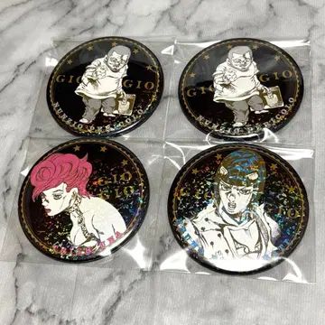 부챠라티 트리쉬 홀로그램 캔뱃지 죠죠 월드 황금의 바람 5부