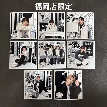 TravisJapan 후쿠오카점 한정판 사진 개인+단체 8장