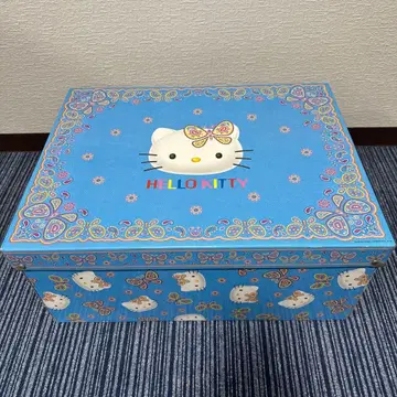 레어 레트로 헬로키티 키티 버터플라이 키티 수납 케이스 박스