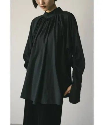 롱 카프 개더 턱 블라우스 긴팔 STYLEMIXER