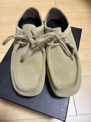 GU 지유 리얼 가죽 모카신 신발 베이지 26