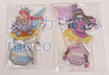 프리파라 마루쿠지 해피 루트 코디 아크릴 스탠드 아로마&미캉