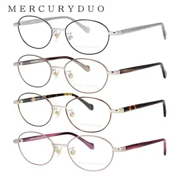 머큐리 듀오 브라운 골드 오벌 웰링턴 안경