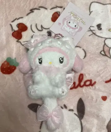 밀키 고양이 마스코트 홀더 마이멜로디 마이멜로 산리오