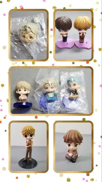 BTS BT21 피규어 식품 완구 가챠가챠 묶음 판매 캡슐 토이