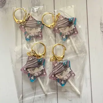 죠죠의 기묘한 모험 시저 죠죠 월드 캔디풍 아크릴 키링 4개