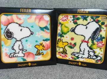 페이러 손수건 스누피 피치 믹스 후르츠